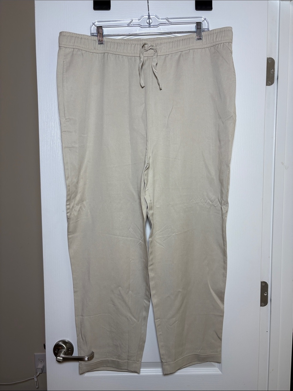 Cozy Earth Lived-In Linen Cuffed Pants Mens